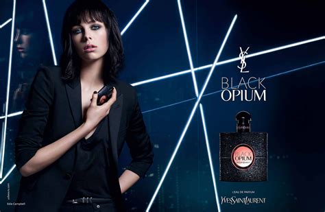 yves saint laurent black opium commercial model